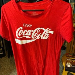 Coca Cola Women's Vibrant Red Logo Tee